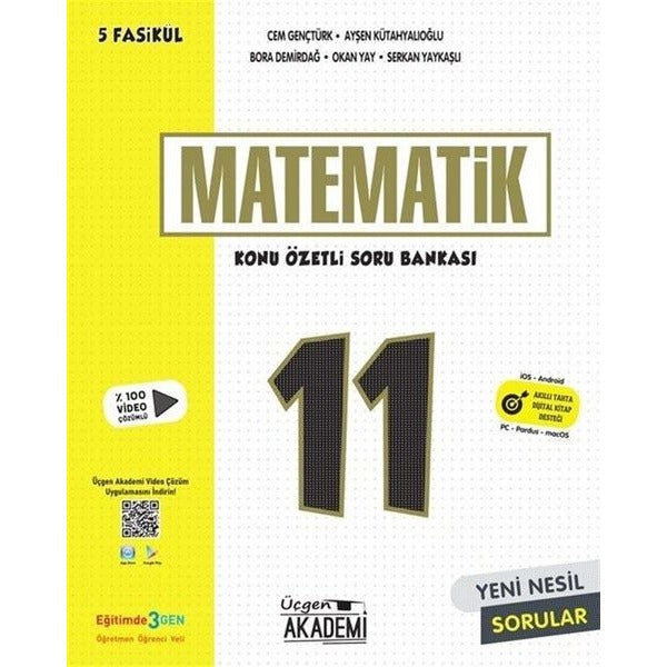 11.Sınıf Matematik Konu Özetli Soru Bankası - 5 Fasikül