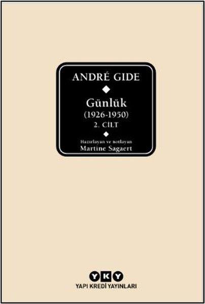 Andre Gide Günlük 1926-1950 2. Cilt | Yapı Kredi Yayınları (İnce Kapak)  - Resim 1
