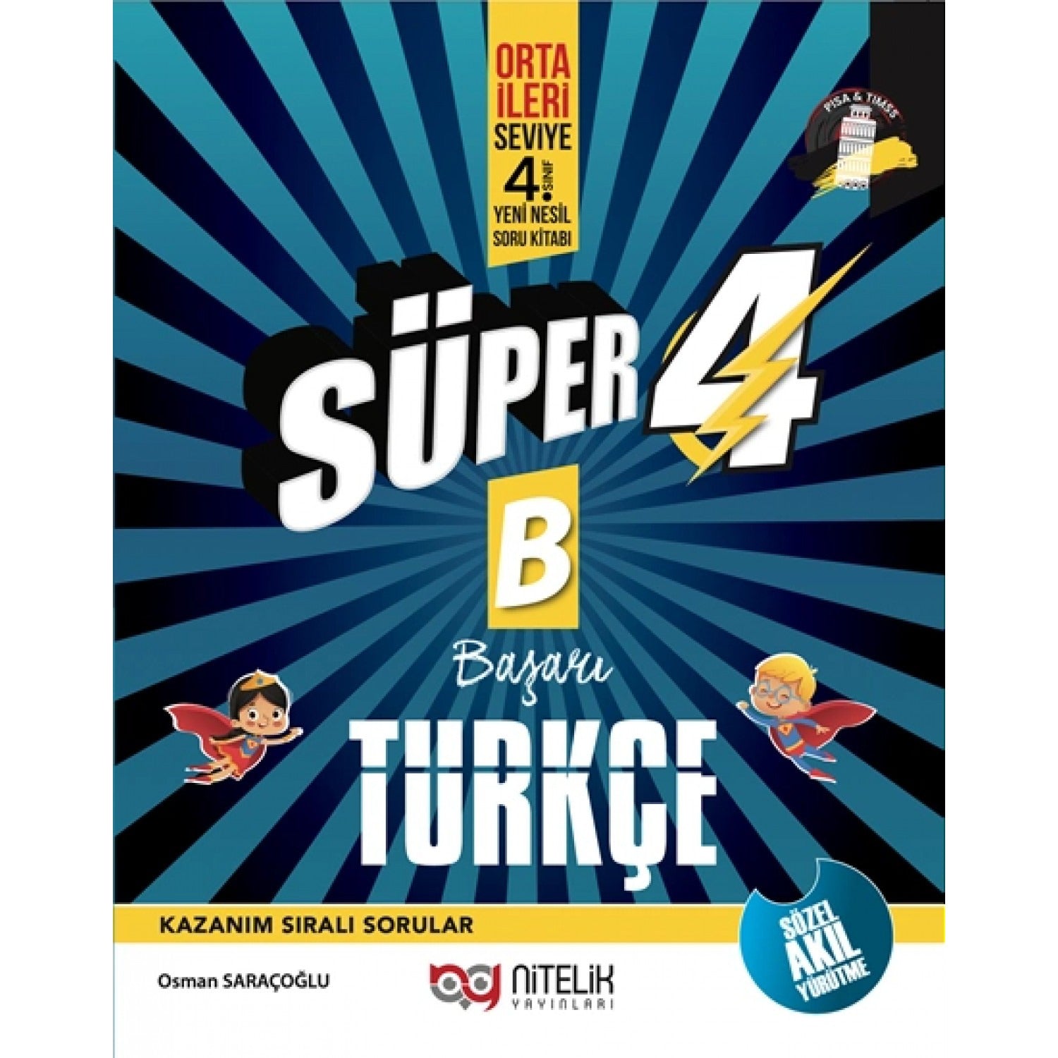 4. Sınıf Yeni Nesil Süper Türkçe (B) Soru Kitabı
