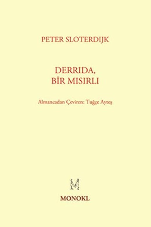 Derrida Bir Mısırlı | Monokl (İnce Kapak)