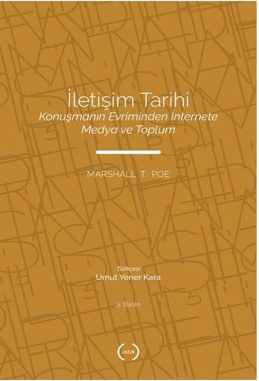 İletişim Tarihi | Islık Yayınları (Ciltsiz)