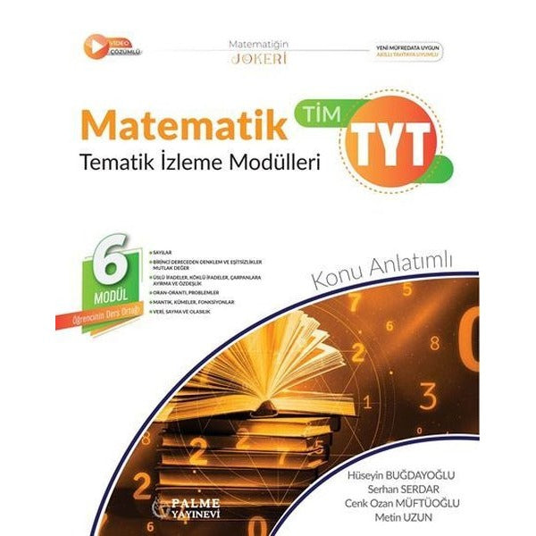 YKS TYT Matematik Tematik İzleme Modülleri Konu Anlatımlı | Palme Yayınları (İnce Kapak )