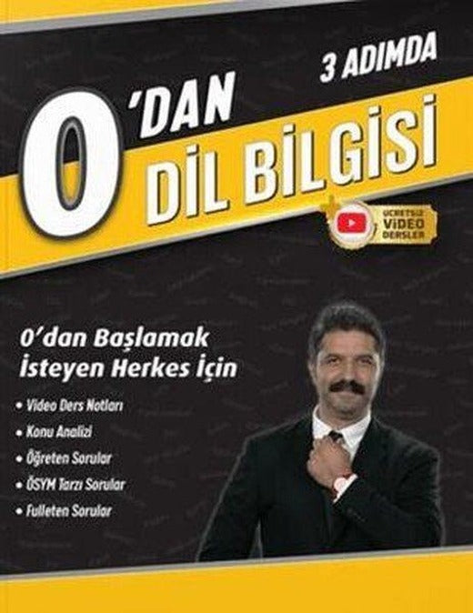 0'dan Dil Bilgisi Soru Bankası | Rüştü Hoca (İnce Kapak)