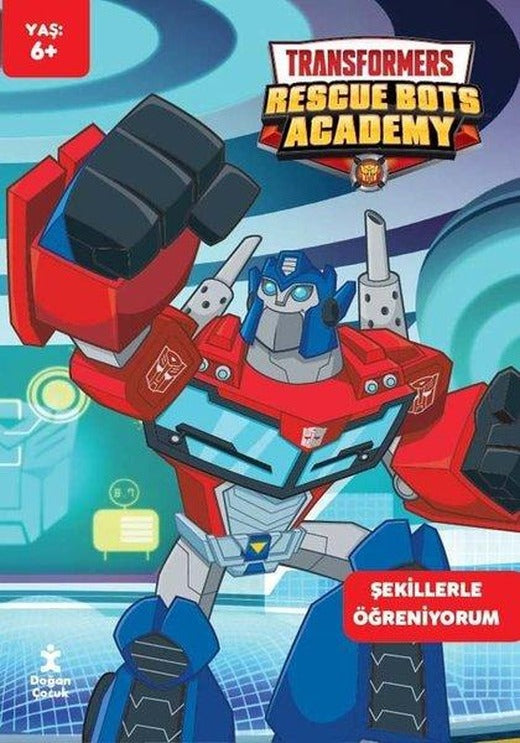 Transformers Rescue Bots Academy - Şekillerle Öğreniyorum Faaliyet Kitabı | Doğan Çocuk (İnce Kapak)
