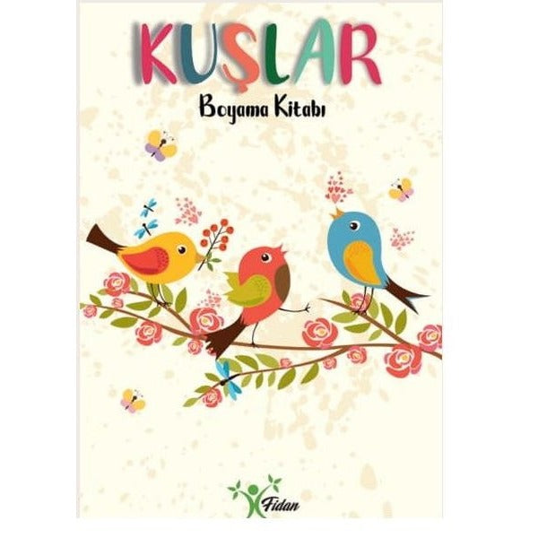 Kuşlar - Boyama Kitabı