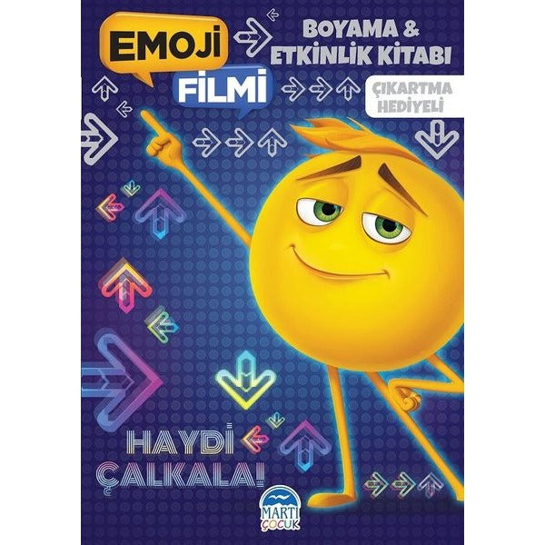 Emoji Filmi Boyama ve Etkinlik Kitabı-Çıkartma Hediyeli | Martı Yayınları