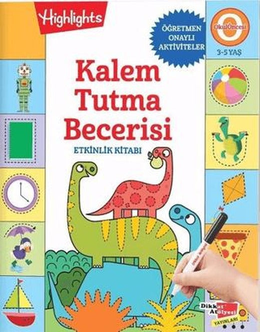 Kalem Tutma Becerisi Etkinlik Kitabı