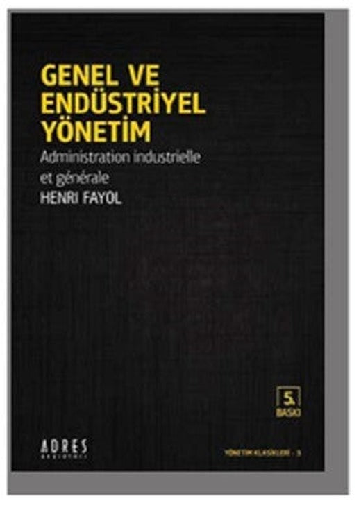 Genel ve Endüstriyel Yönetim | Adres