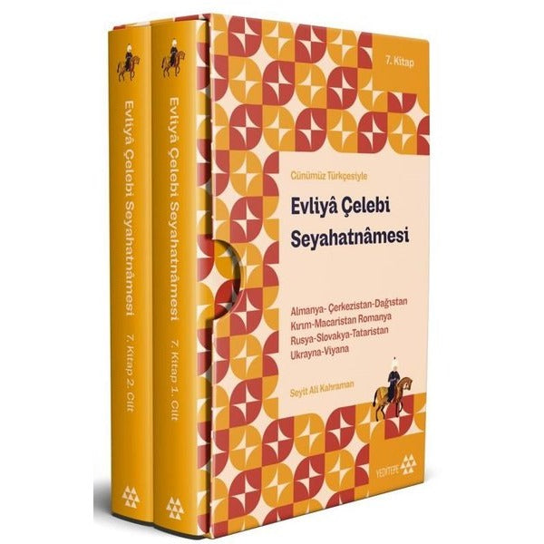 Evliya Çelebi Seyahatnamesi Seti 7. Kitap - 2 Cilt - Kutulu (İnce Kapak)