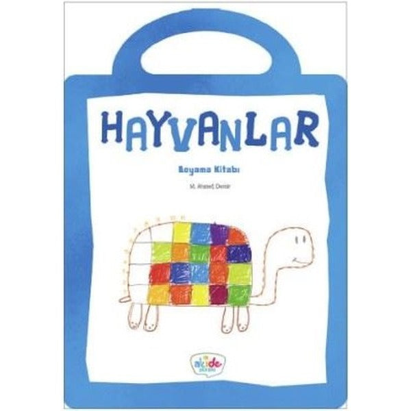 Hayvanlar-Boyama Kitabı | Akide Şekeri Yayınları (İnce Kapak)