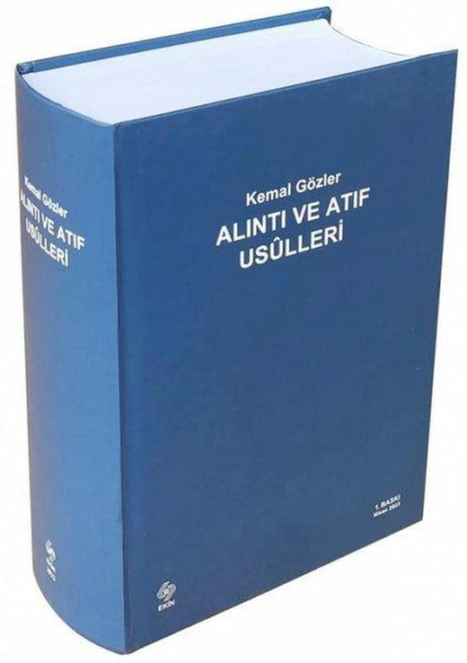 Alıntı ve Atıf Usulleri | Ekin Basım Yayın (Ciltli)