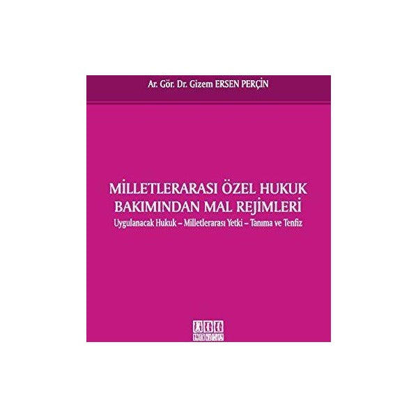 Milletlerarası Özel Hukuk Bakımından Mal Rejimleri | On İki Levha Yayınları (Ciltli)