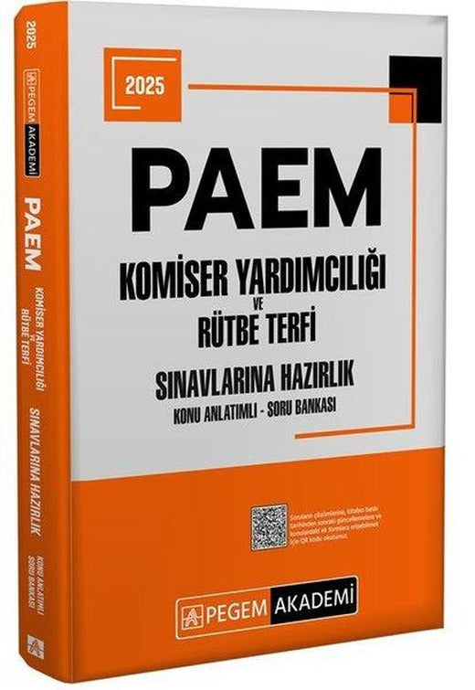 2025 PAEM Komiser Yardımcılığı ve Rütbe Terfi Sınavlarına Hazırlık Konu Anlatımlı Soru Bankası | Pegem Akademi Yayıncılık (İnce Kapak)