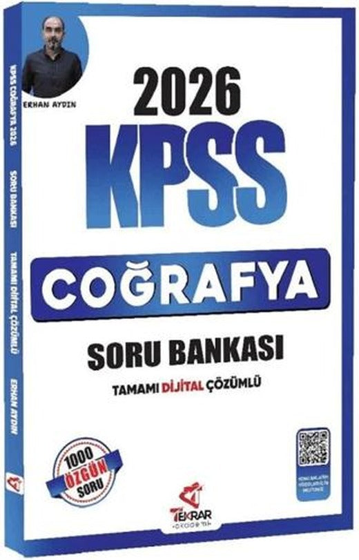 2026 KPSS Coğrafya Soru Bankası Çözümlü | Tekrar Akademi Yayınları (Ciltsiz)