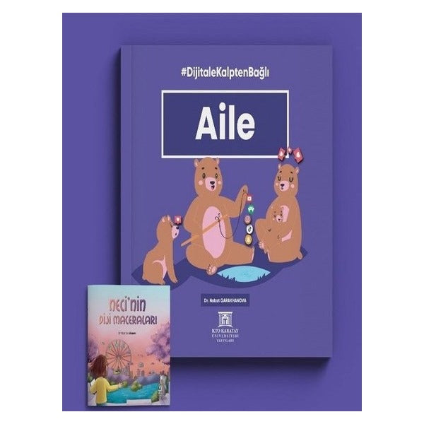 Dijitale Kalpten Bağlı Aile-Neci'nin Diji Maceraları Seti - 2 Kitap Takım | KTO Karatay Üniversitesi Yayınları (İnce Kapak)