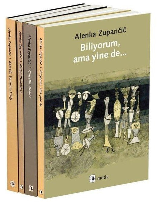 Alenka Zupancic Seti 4 kitap Takım - Hediyeli | Metis Yayınları (İnce Kapak)