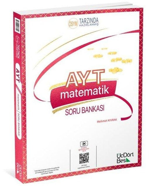 AYT Matematik Soru Bankası | Üç Dört Beş Yayınları (İnce Kapak)