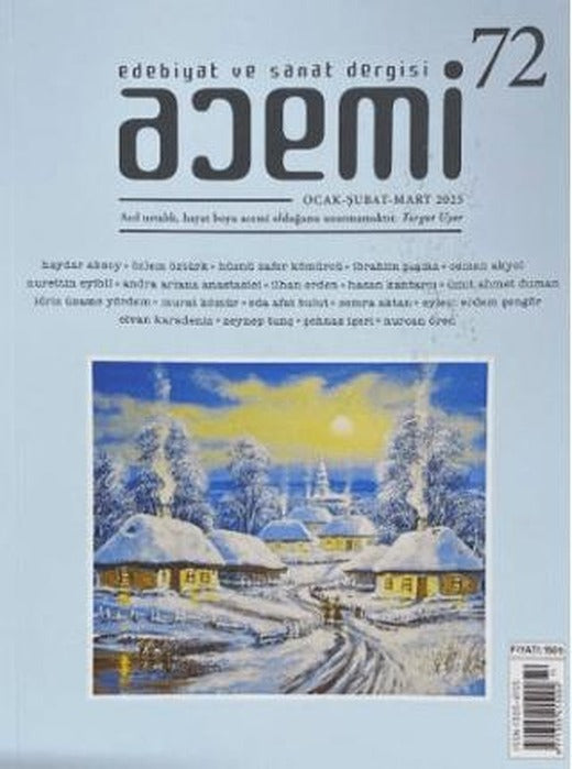Acemi Edebiyat ve Sanat Dergisi Sayı 72 | Acemi Dergisi (Ciltsiz)