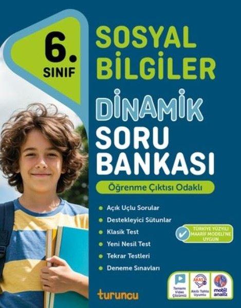 6. Sınıf Sosyal Bilgiler Dinamik Soru Bankası Turuncu | Turuncu Yayınları (İnce Kapak)  - Resim 1