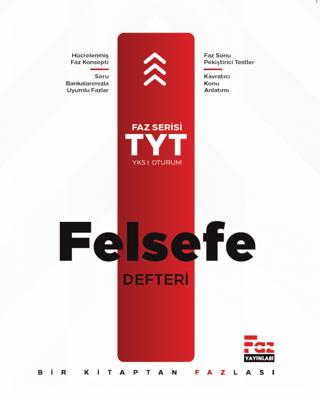 TYT Felsefe Defteri | Faz Yayınları (Ciltsiz)  - Resim 1