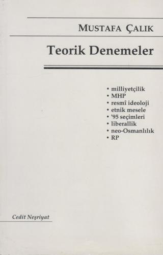 Teorik Denemeler | Cedit Neşriyat (Ciltsiz)  - Resim 1