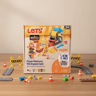 Let's Oyun Hamuru Yol İnşaatı Seti | Lets - Resim 1