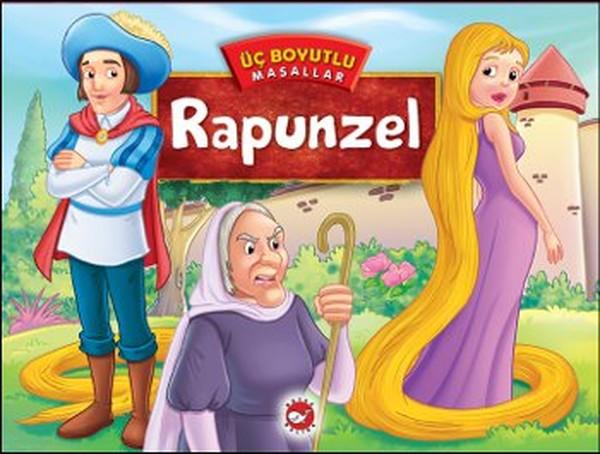 Üç Boyutlu Masallar - Rapunzel | Beyaz Balina Yayınları (Ciltli)  - Resim 1