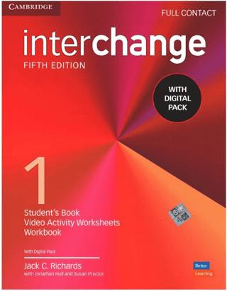 Interchange Level 1 Full Contact with Digital Pack | Cambridge Yayınları (Ciltsiz)  - Resim 1