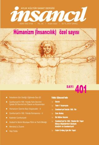 İnsancıl Dergisi Sayı: 401 Aralık 2023 | İnsancıl Dergisi Yayınları (Ciltsiz)  - Resim 1