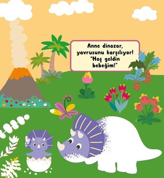 Dinozorlar - Sihirli Sulu Boyama | İndigo Çocuk (Ciltli)  - Resim 2