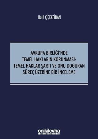 Avrupa Birliği'nde Temel Hakların Korunması: Temel Haklar Şartı ve Onu Doğuran Süreç Üzerine Bir İnceleme | On İki Levha Yayınları (Ciltsiz)  - Resim 1