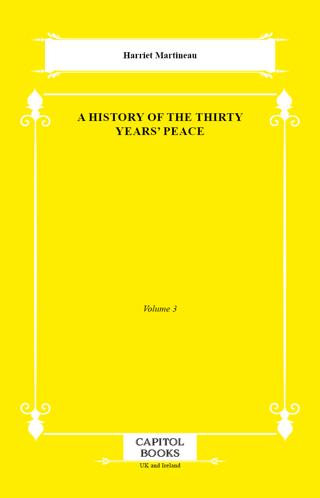 A History of the Thirty Years' Peace