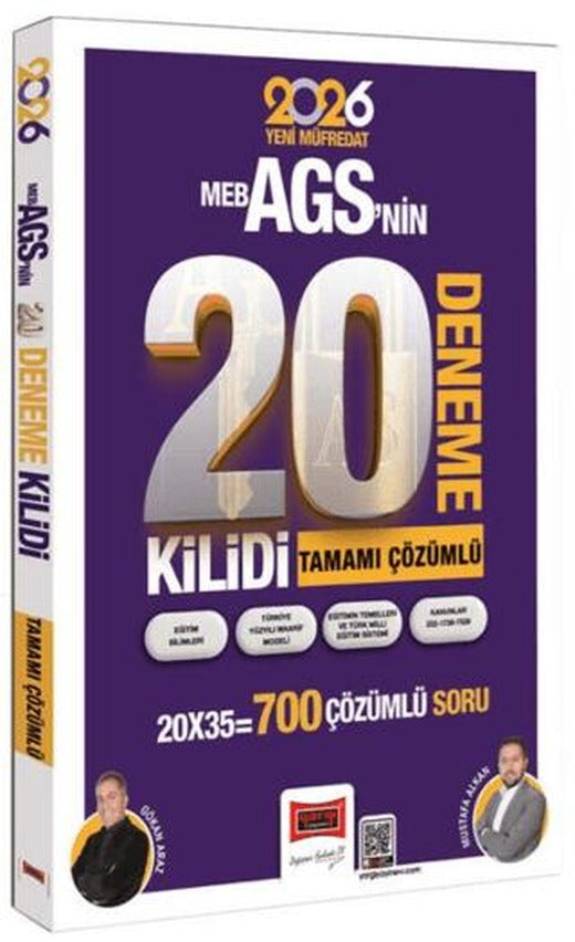 2026 MEB-AGS Kilidi Tamamı Çözümlü 20 Deneme | Yargı Yayınevi (Ciltsiz)