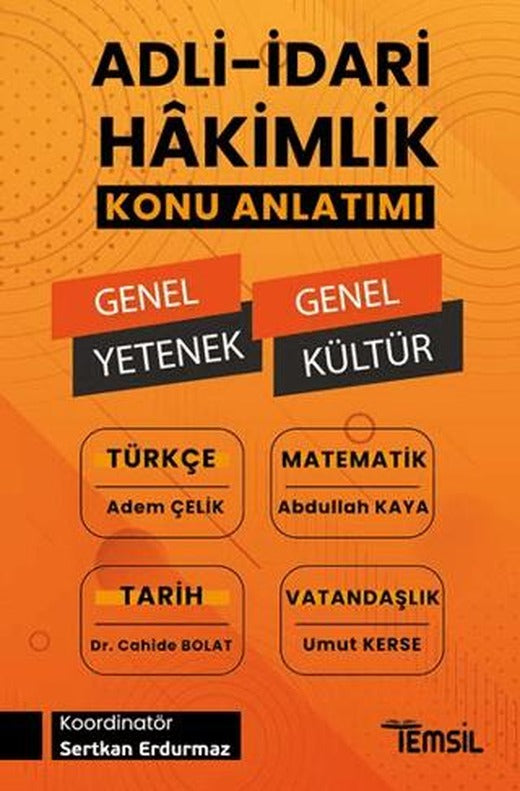 Adli- İdari Hakimlik Genel Yetenek - Genel Kültür Konu Anlatımı | Temsil Kitap (Ciltsiz)