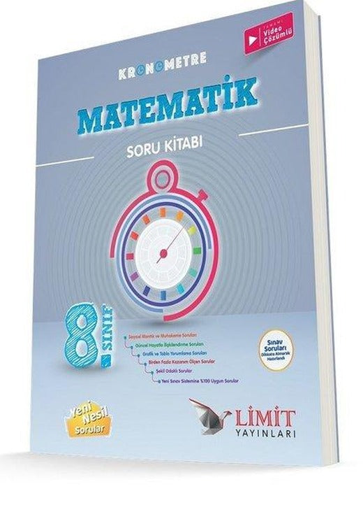 8.Sınıf Kronometre Matematik Soru Kitabı | Limit Yayınları (İnce Kapak)