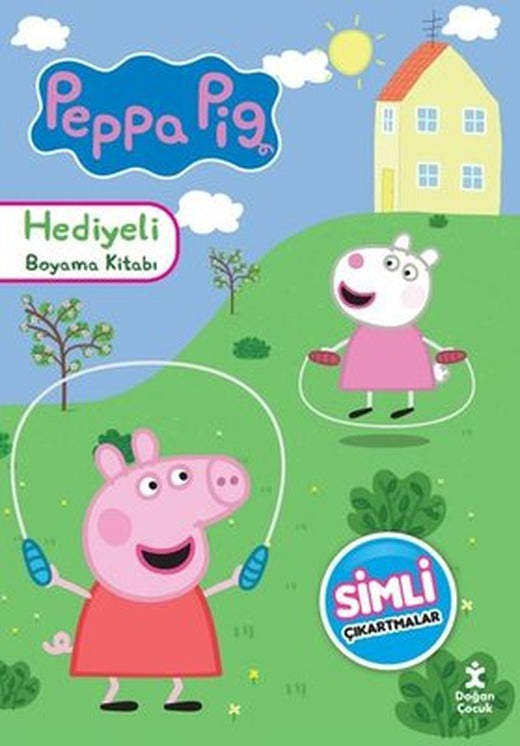 Peppa Pig - Simli ve Hediyeli Boyama Kitabı | Doğan Çocuk (İnce Kapak)
