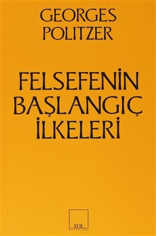 Felsefenin Başlangıç İlkeleri