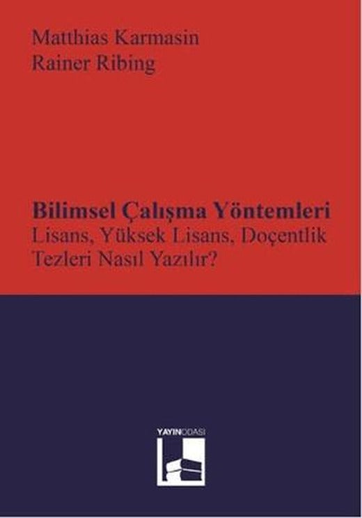 Bilimsel Çalışma Yöntemleri