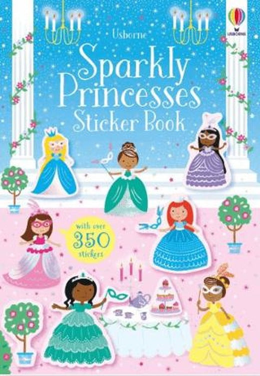 Sparkly Princesses Sticker Book | Usborne (Ciltsiz)