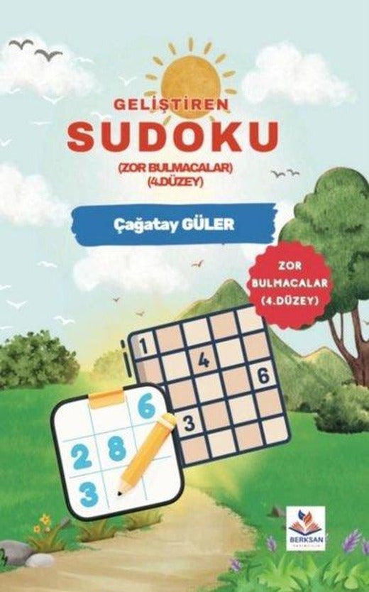 Geliştiren Sudoku - Zor Bulmacalar 4. Düzey | Berksan Yayıncılık (İnce Kapak)