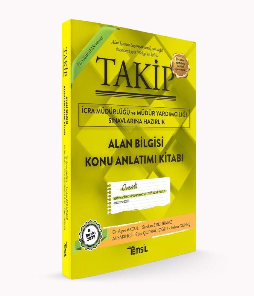 Takip İcra Müdürlüğü ve Müdür Yardımcılığı Sınavlarına Hazırlık Alan Bilgisi Konu Anlatım Kitabı