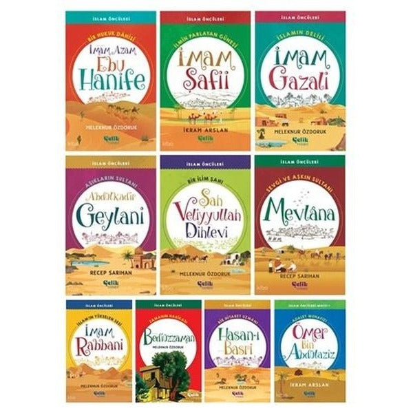 İslam Öncüleri Serisi Seti - 10 Kitap Takım | Çelik Yayınevi (İnce Kapak)