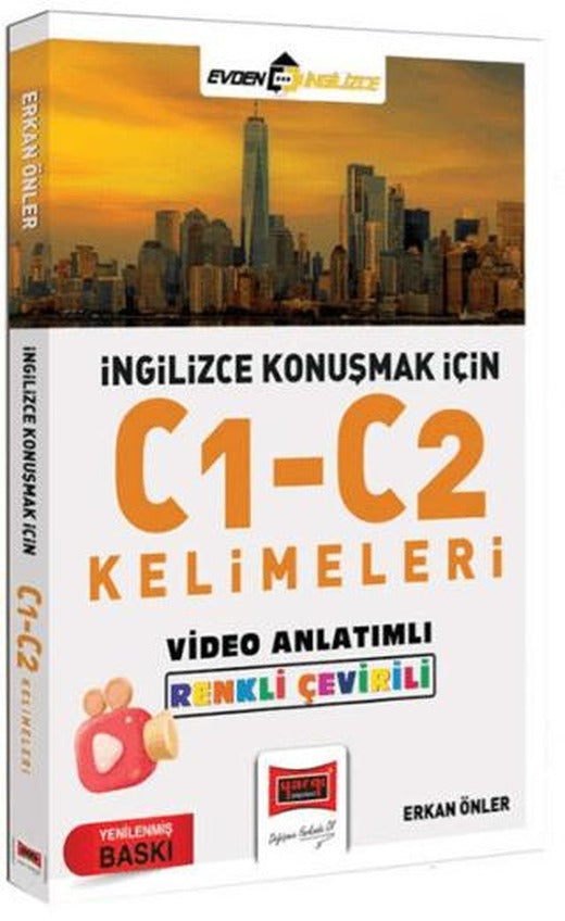 İngilizce Konuşmak İçin C1-C2 Kelimeleri Video Anlatımlı Renkli Çeviri | Yargı Yayınevi (Ciltsiz)