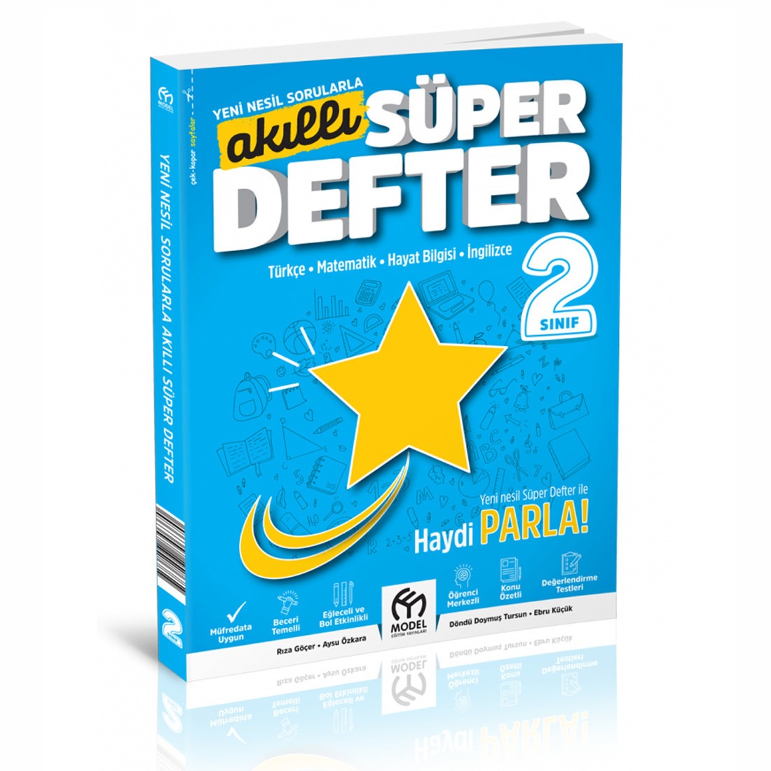 2. Sınıf Akıllı Süper Defter Tüm Dersler | Model Eğitim Yayıncılık (Ciltsiz)