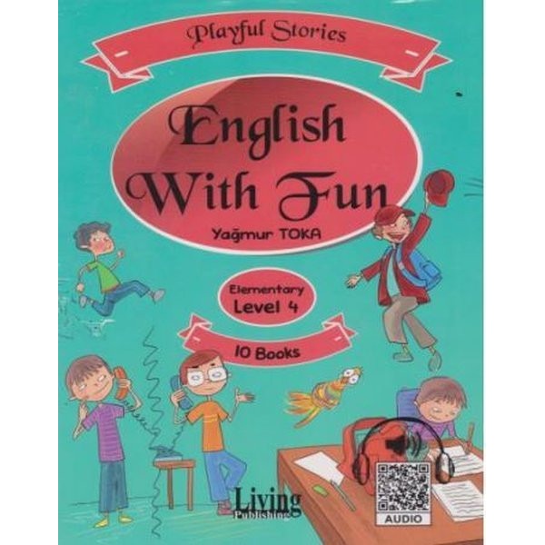 English With Fun Level 4 Seti 10 Kitap Takım | Living English Dictionary (İnce Kapak)