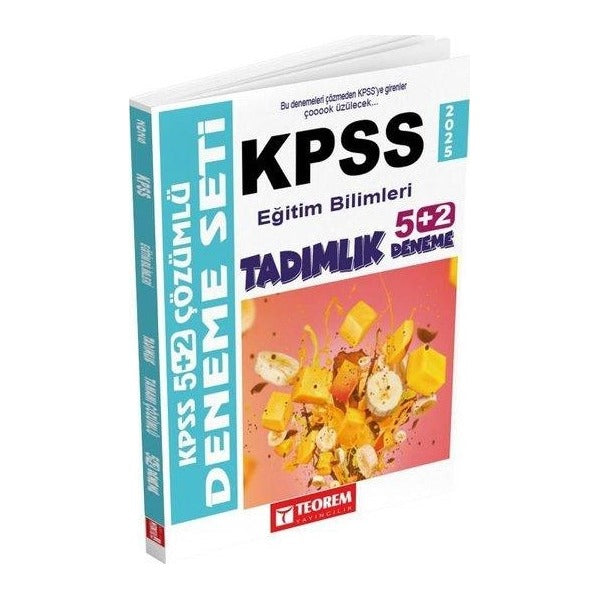 KPSS Eğitim Bilimleri Tadımlık 5 + 2 Deneme | Teorem Yayınları (İnce Kapak)