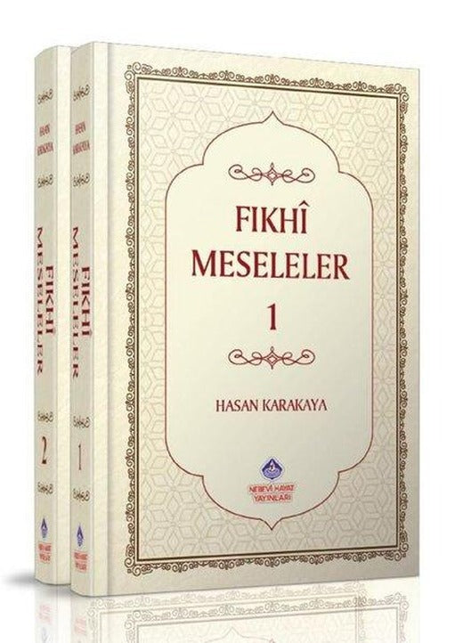 Fıkhi Meseleler Seti - 2 Kitap Takım | Nebevi Hayat Yayınları (Ciltli)