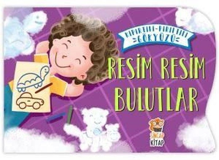 Resim Resim Bulutlar-Kıpırtılı Pırıltılı Gökyüzü | Sincap Kitap (İnce Kapak)