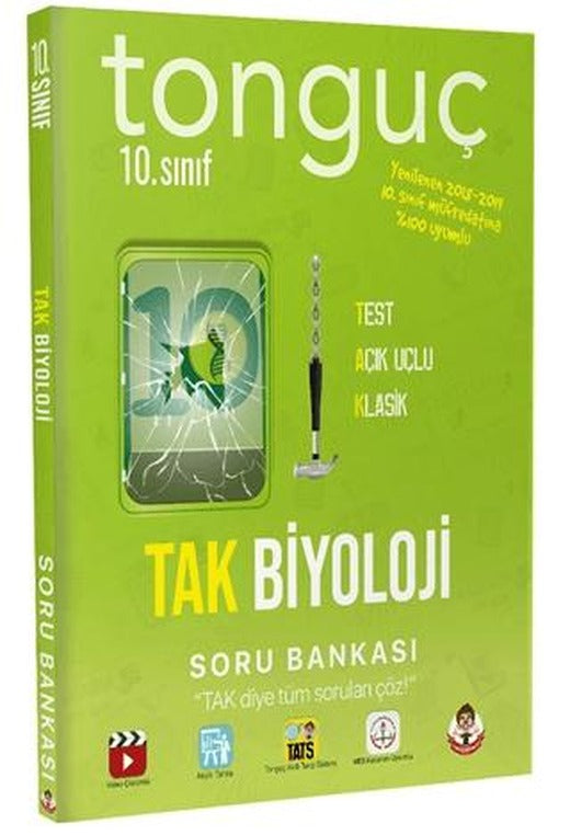 10. Sınıf TAK Biyoloji Soru Bankası | Tonguç Akademi (Ciltsiz)