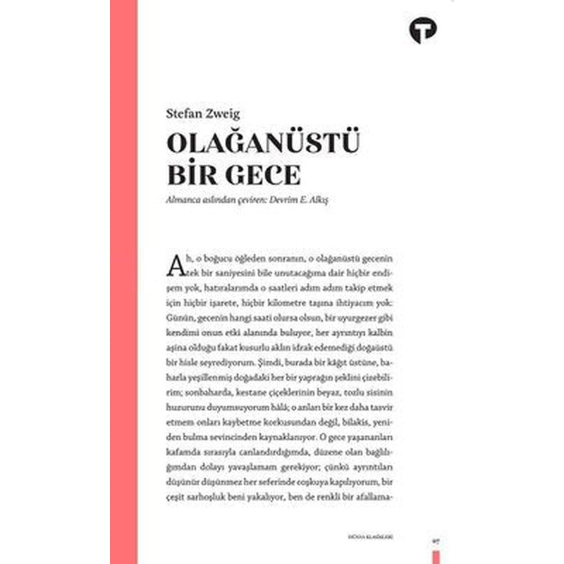 Olağanüstü Bir Gece | Turkuvaz Kitap